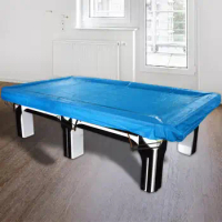 7/8/9/10/12ft Billiard Snooker Table Cover Table Protection Waterproof PVC Dustproof with Drawstring Pool Table Cover