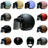Helm Bogo JM Classic Premium Set Kaca Datar - Produk Berkualitas Tinggi untuk Keamanan Berkendara An