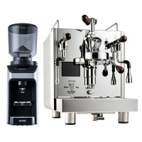BEZZERA 貝澤拉 R Flow Control Duo MN 雙鍋半自動咖啡機 不銹鋼原色 - 手控版 110V+WPM ZD-17OD磨豆機(HG1179+HG7302)