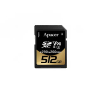【Apacer 宇瞻】512GB SD UHS-II U3 V30 高速記憶卡 290MB/s(公司貨)