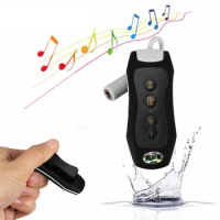 4G 8G Mini MP3 Music Player FM Radio IPX8 Waterproof Swimming Diving Earphone Headset Sports Stereo Bass MP3 Player With Clip