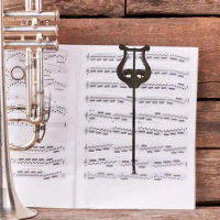 Trumpet Marching Lyre Clamp On Music Sheet Stand Universal for Trumpet Music