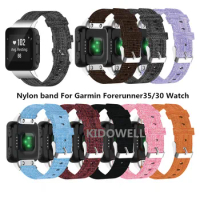 For Garmin Forerunner 35 Watch Band Sport Nylon Wrist Bracelet Strap For Garmin Forerunner 30 Correa Screwdriver Accessories