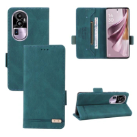 Reno 10 PRO Global Luxury Skin Texture Leather Flip Case Wallet Book Shockproof Cover For OPPO Reno 10 PRO PLUS PRO+ Phone Bags