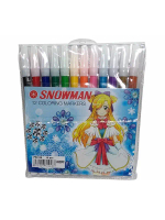 Snowman 12 Warna/Snowman 12 Coloring Markers