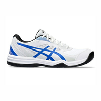 Asics Court Slide 3 [1041A335-102] 男 網球鞋 運動 訓練 入門款 皮革 耐用 白藍