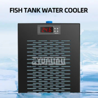 300L Aquarium Water Cooling Machine, Fresh Seawater Fish Tank Refrigeration Compressor, Automatic Temperature Controlled Chiller