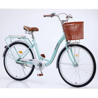 New 2023 Urban Cycling Bike Woman Use MACCE Vtt Single Speed High Carbon Steel City Cycling Ordinary Bicycle