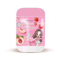 Bubuk teratai strowbery collagen (logo halal) Oufen Toples