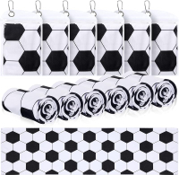 6 Pack Soccer Cooling Towels for Boys Soccer Sports Towels with Bags 40"x12" Breathable Chilly Towel
