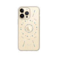【apbs】iPhone 14 Pro Max / 14 Pro / 14 Plus / 14 輕薄軍規防摔水晶彩鑽手機殼(璀璨星空)