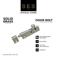 Grendel - Slot - Door Bolt SES 3" R BSN New