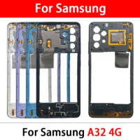 10 Pcs Middle Frame Housing Frame Panel Rear Housing Case Panel Replacement Part For Samsung A32 4G A325F A32 5G A326F A326