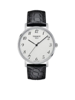นาฬิกาข้อมือผู้ชาย Everytime Quartz Quartz T1094101603200 สีเงิน