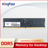 KingFast DDR5 Memoria Ram 4800MHz 5200MHz 16GB 32GB UDimm Memory for Desktop PC