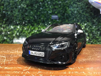 1/18 KiloWorks Audi RS4 Avant Black KLW000402【MGM】