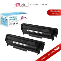 Combo 2 Hộp Mực siêu đậm nét TDink 12A (Q2612A) - Dùng cho máy in laser CANON 2900 / 3000 ( Có lỗ xả