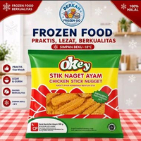 Khusus Medan - Instan Sameday Only - Okey Naget Ayam Chicken Nugget 500g - Berkah Frozen Go bulat