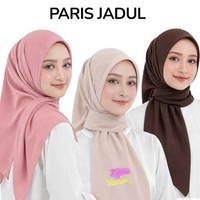 Hijab Fashion1 - Hijab Segi Empat Paris Jadul Jilbab Warna Terlaris Kekinian Soft Colour Mauve/Plum