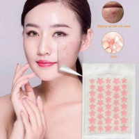 40pcs Colored Star Shaped Acne Patch Hydrocolloid Acne Patch Pimple Care Patch