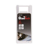 ดอกโฮลซอว์เจาะเหล็ก 27 มม. รุ่น G471027 ขนาด 2.7 x 2.7 x 7.4 ซม. สีเงิน