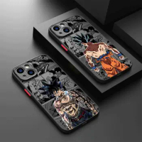 Dragons Balls Phone Case for Apple iPhone 13 14 Plus 15 Pro Max 11 Pro 12 Mini XR 8 SE 7 6S XS MAX Matte Shockproof Armor Cover