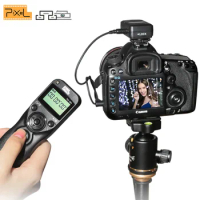 Pixel TW-283 Wireless Timer Remote Control Shutter Release Cable(DC0 DC2 N3 E3 S1 S2 90FJ) For Canon Nikon Sony Camera