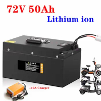 High power Electric Bike Battery 72v 50Ah Super Power 5000w Lithium ion 72v VRLA Replacement scooter motorcycle 84v 10A Charger
