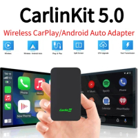 Carlinkit 5.0 Auto Box Wireless CarPlay Adapter Mini Box Android Auto Dongle Wired to Wireless Android Smart Car Ai Box