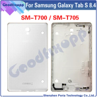For Samsung Galaxy Tab S 8.4 LTE SM-T700 SM-T705 T700 T705 Battery Back Cover Rear Case Cover Rear Lid Parts Replacement