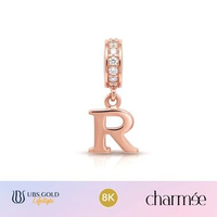 UBS Gold - Liontin Emas Charmee Alpha Cheri R - 8k - Ald0215k Rose Gold