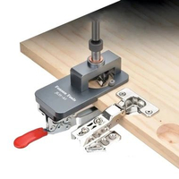 1Set 35Mm Alat Bor Engsel Hinge Hole Drill Pintu Pelubang Kertas Sendok Set Boring Jig Teknik