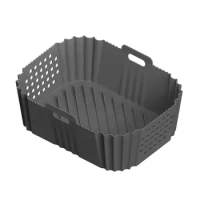 Rectangle Air Fryer Silicone Liners Silicone Air Fryer Basket Air Fryer Silicone Liner Baking Pan Reusable Oven Accessories Air