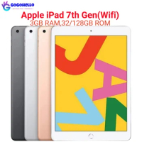 Original Apple iPad 2019 Unlocked iPad 7th Gen Wifi 32/128GB 10.2'' A10 Fusion IPS LCD iPad iOS 13 95% New Tablet
