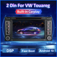 2Din Android 10 Car Radio GPS For Volkswagen/Touareg/Transporter T5 Multimedia Video Player Carplay DSP Double 2 Din DVD Stereo
