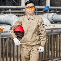 電力公司春秋季長袖雙層加厚工作服國家電網全棉防阻燃電工工作服