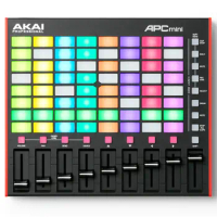 Akai APC Mini MK2 clip launching controller for creative looping, remixing and experimenting in the studio and on the stage