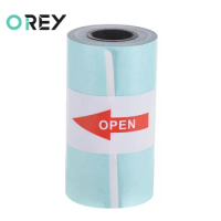 5 Rolls Thermal Paper Printable Sticker Paper Rolling Self-adhesive 57*30mm for PeriPage A6 Photo Printer for PAPERANG P1/P2