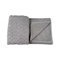 Yoga Towel Practice Folded Yoga Mat Towel Hot Yoga Mat Towel Sweat Absorbent Yoga Blanket for Indoor Travel Workout Home Gym