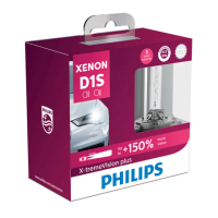 【PHILIPS】PHILIPS 飛利浦HID 4800K 氙氣車燈 增亮150% D1S兩入裝 公司貨