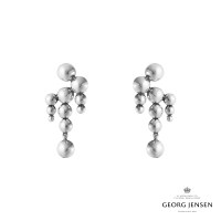 【Georg Jensen 官方旗艦店】MOONLIGHT GRAPES 吊燈形耳環(純銀 耳環)