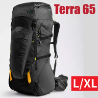 【The North Face】TERRA 65L 加大專業網狀透氣減震登山健行背包/3GA5-KX7 黑 V