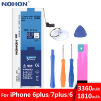 NOHON Battery For Apple iPhone 6 7 Plus 6G 6Plus 7Plus iPhone6 iPhone7 Plus Lithium Polymer Phone Bateria Free Replacement Tools