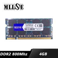 MLLSE ram DDR2 4gb 8gb 800 Mhz PC2-6400 sdram laptop, memoria ram ddr2 4gb 800Mhz pc2-6400s notebook, 4g 4gb ddr2 memory