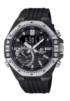 CASIO Casio Edifice Black Dial Resin Strap Men Watch ECB-10TP-1ADF