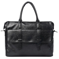 Man Briefcase Transverse Men's Bag Shoulder Bag Sling Clutch Handbags Side Office Bags For Men Korean Popular Laptop Messenger