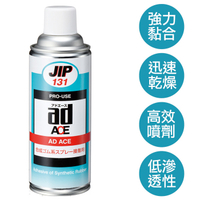 日本原裝進口JIP131 萬能強力噴膠 快乾型快速黏著噴劑