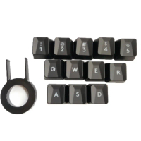 ปุ่มกดคีย์บอร์ดเกมมิ่งแบบกลไก, สำหรับ G413, G613, G910, G810, G310, ทำจากวัสดุ PU, พร้อมฝาปิดคีย์บอร