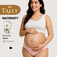 Tally 9866/9888 Celana Dalam Hamil Wanita Hipster Polos Semua Ukuran Multicolor