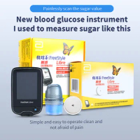Freestyle Libre 24h Real Time Monitoring Blood Glucose Meter Tester Sensor Scanner Finger Free SugarTesting Diabetes Sensor